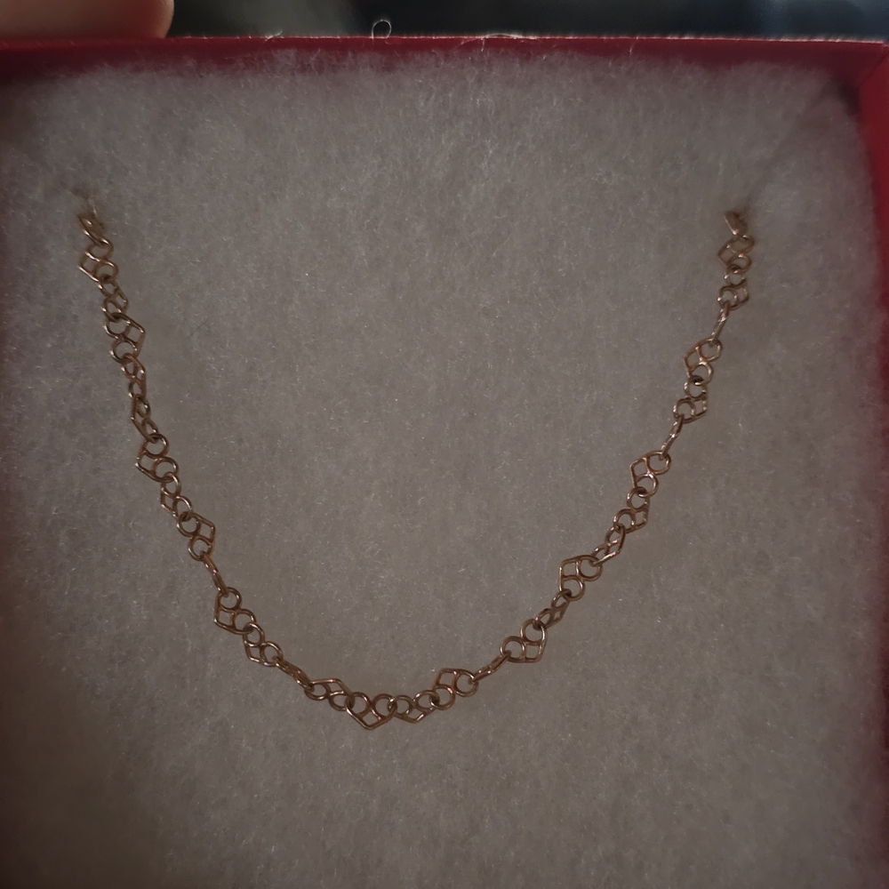 Elegant Gold Heart Chain Necklace